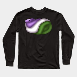 GenderQueer Snake Long Sleeve T-Shirt